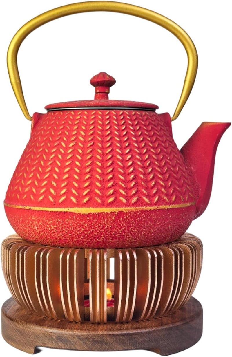 YJX Teapot Warmer, Aluminum Alloy Tea Warmer for Tea Kettle, Candle Heater for Heating Tea, Coffee and Milk (5.9" Teapot Warmer) - Image 5